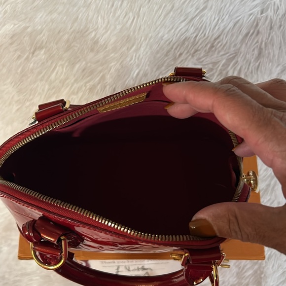 LV Red Vernis Alma BB EUC - Authentic - Picture 8 of 14